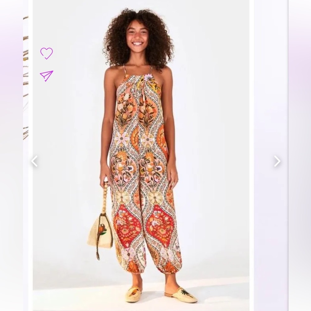 FARM Rio Halter Jumpsuit Size L